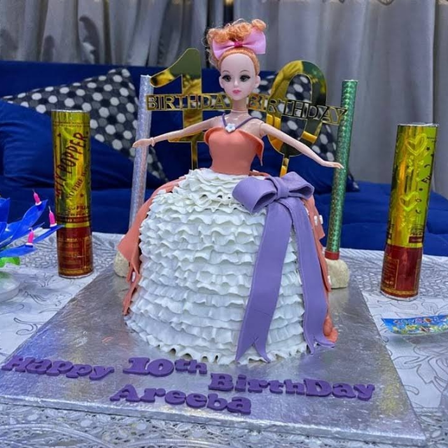 Doll Birthday Cake