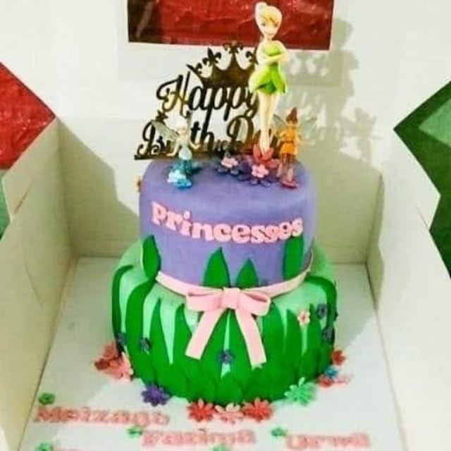 Princesses Birthday Theme Cake