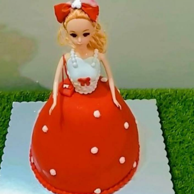 Doll Theme Birthday Cake