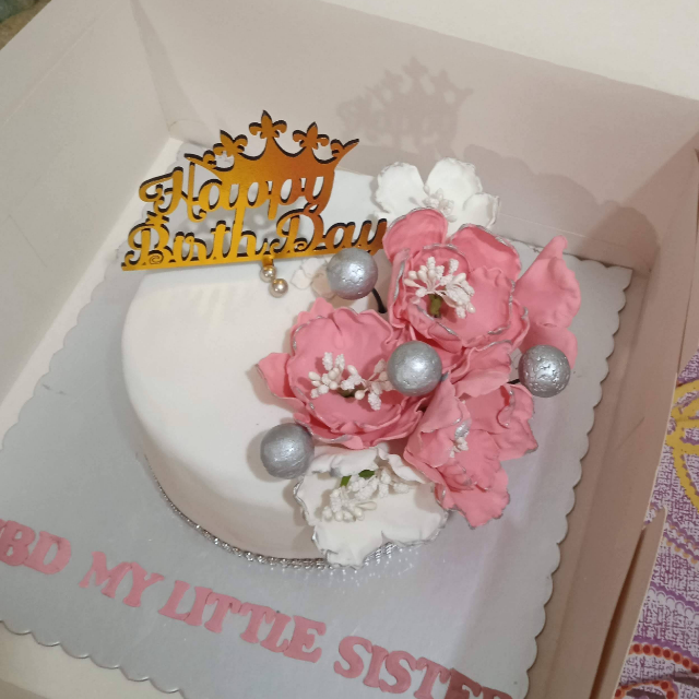 Floral Theme Cake