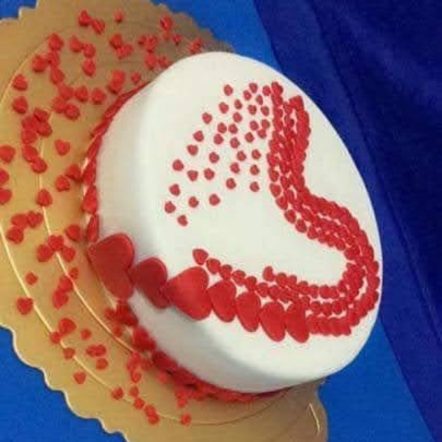 Hearts Cake