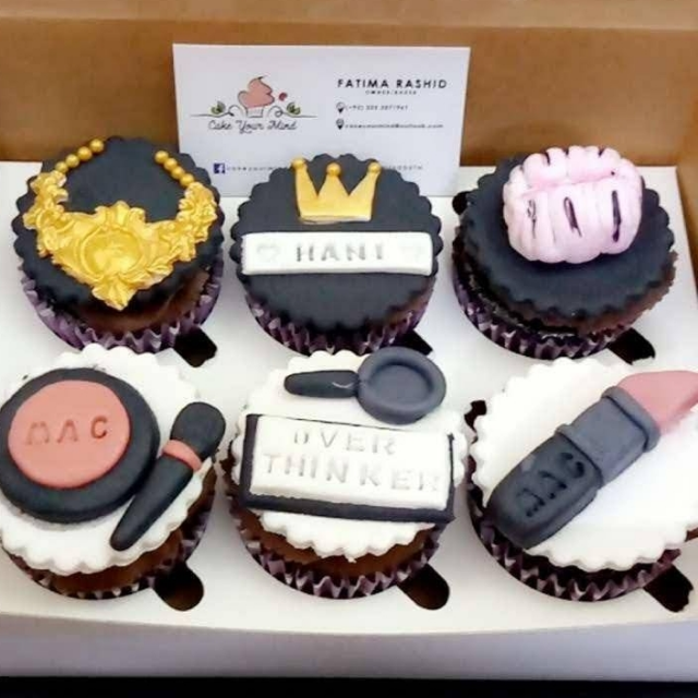Makeup Customized Cupcakes