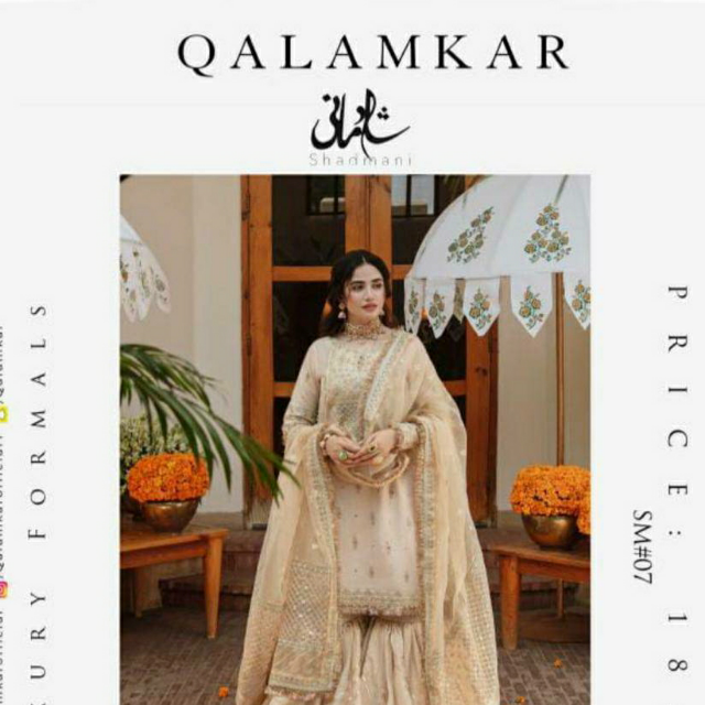 Latest Qalamkar SHADMANI COLLECTION 2021