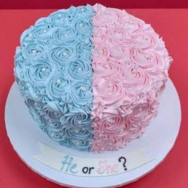 Twin Colour Cake