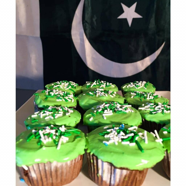 Pakistan Day Celebration Cupcakes