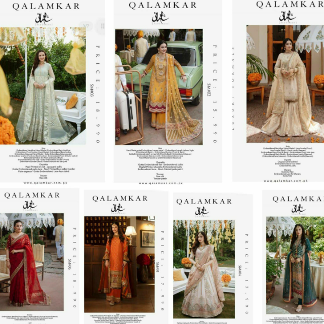Latest Qalamkar SHADMANI COLLECTION 2021