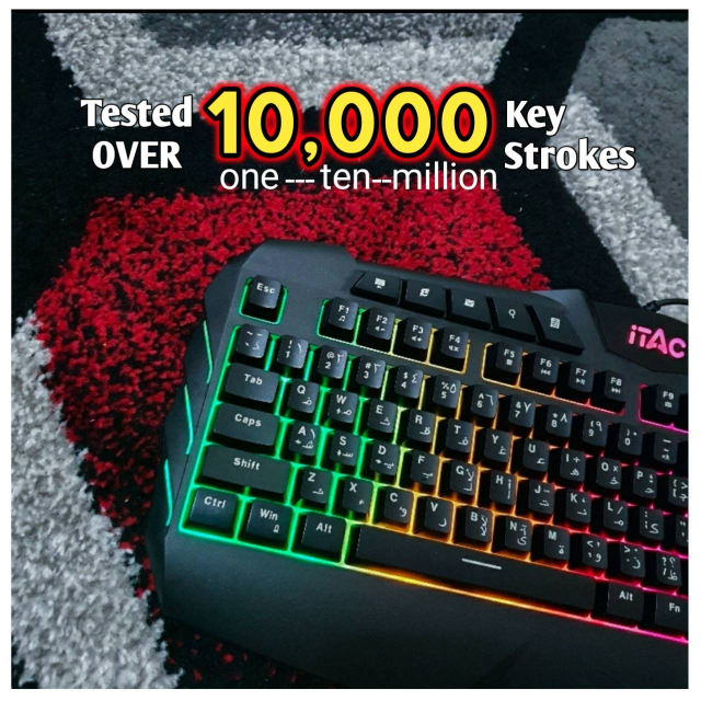 Gaming Keyboard RGB Mechanical Feeling - Itac