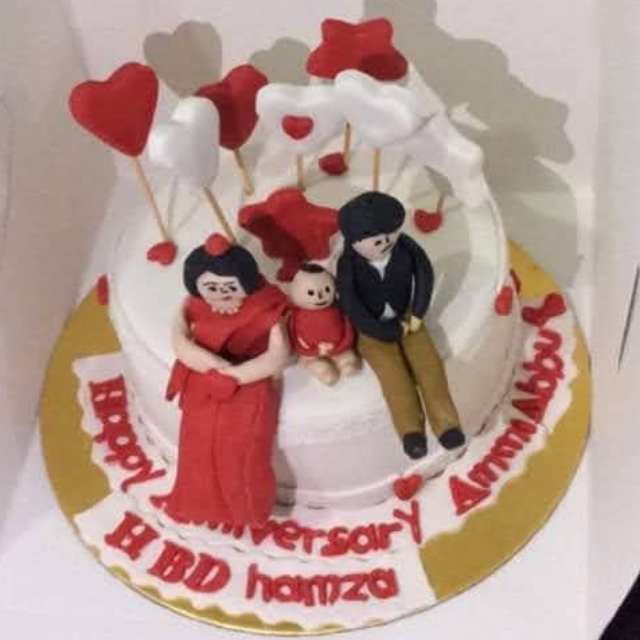 Happy Anniversary Celebration Cakes