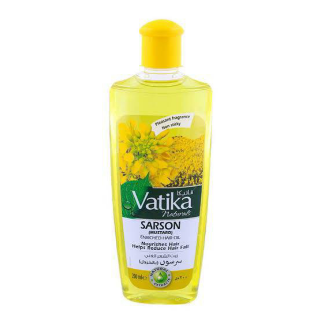 Vatika Dabur Sarson Oil 200ml Original