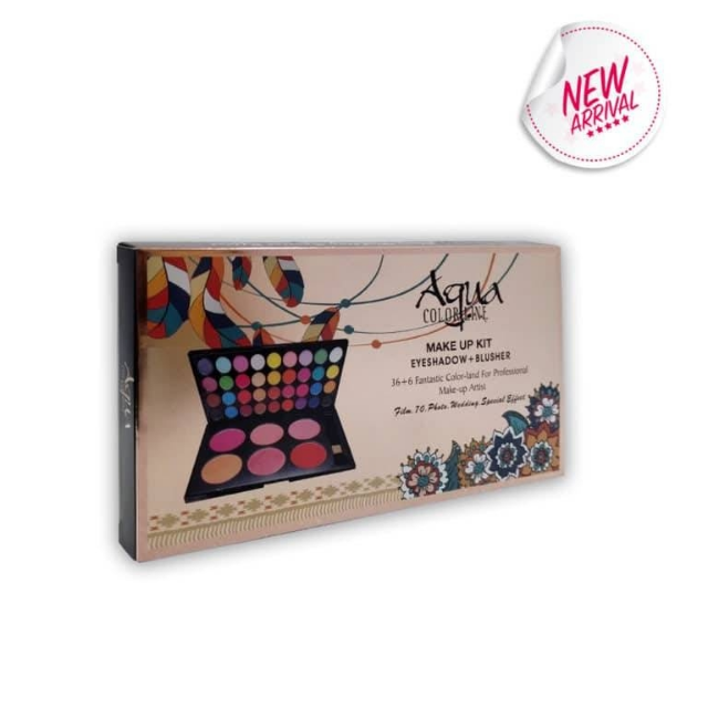 Aqua Color Line 36+6 Eyeshadow & Blusher & Matte Touch Kit