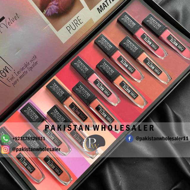 Emelie Pack of 12 Nude Gloss Set Premium