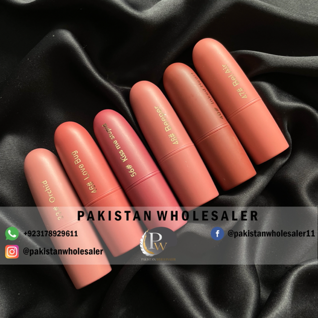 Miss Rose Pack of 6 Bullet Nude Lipsticks Set