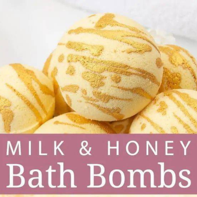 Milk & Honey Bath Bomb - 1pc