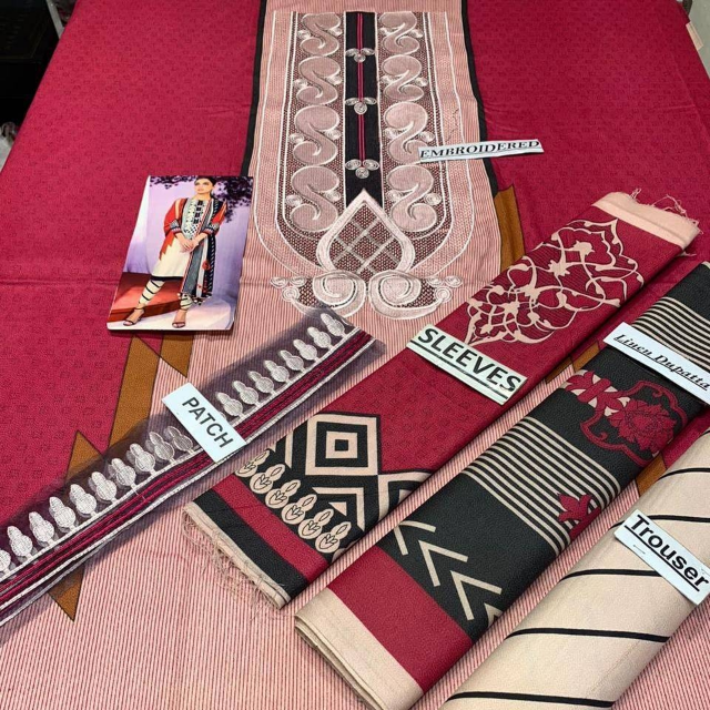 Winter Fabric Dhanak With Wool By Alkaram