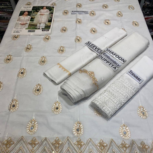 Linen BY Noor 3PC (Ustitched)