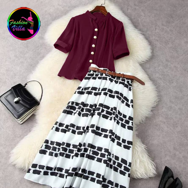 Skirt &Top By Boschee