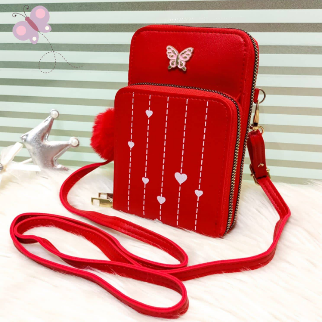 Crossbody Wallet (2 Zipper)