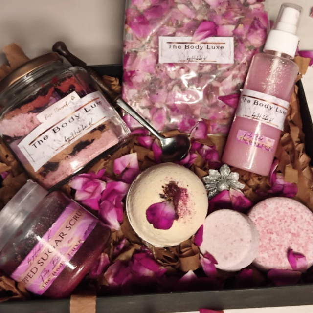 Rose Love Bath Care Box - The Body Luxe