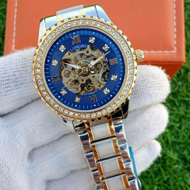 Longbo Automatic Chain Watch For Men