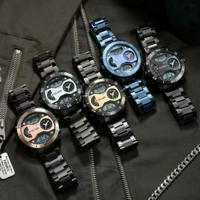 Original Belleda Triple Time Water Proof Watch.