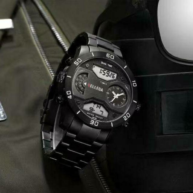 Original Belleda Triple Time Water Proof Watch.
