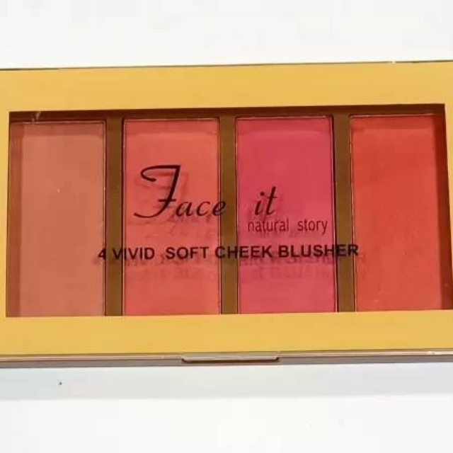 Face It 4 Color Professional Cheeks Blusher
