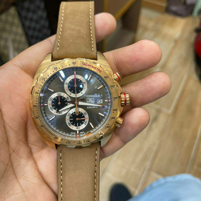 Tag 1st Copy Watch For Men-yellow/Gold