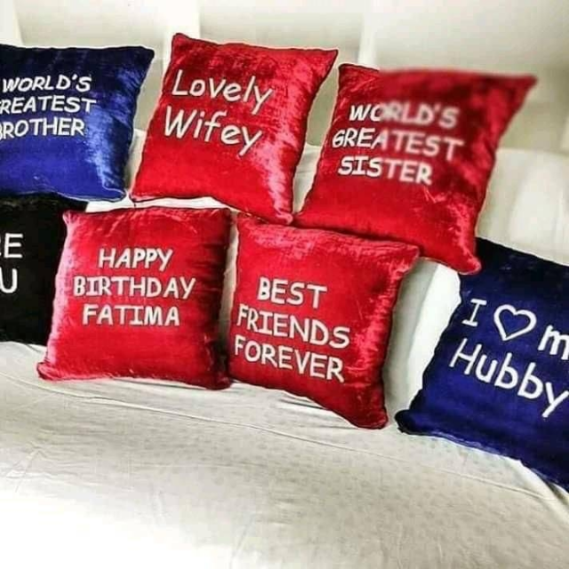 Customized Velvat Pillows