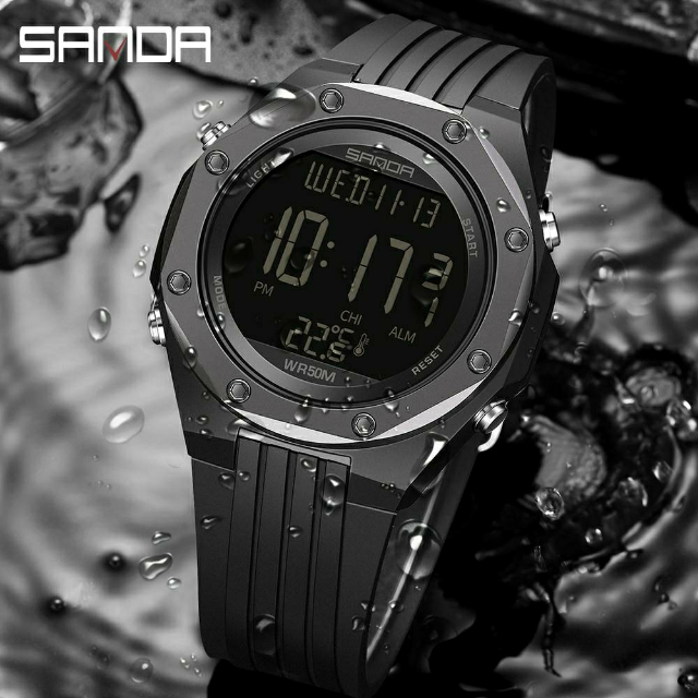 Sanda 6028 Waterproof 50m Original Watch For Men