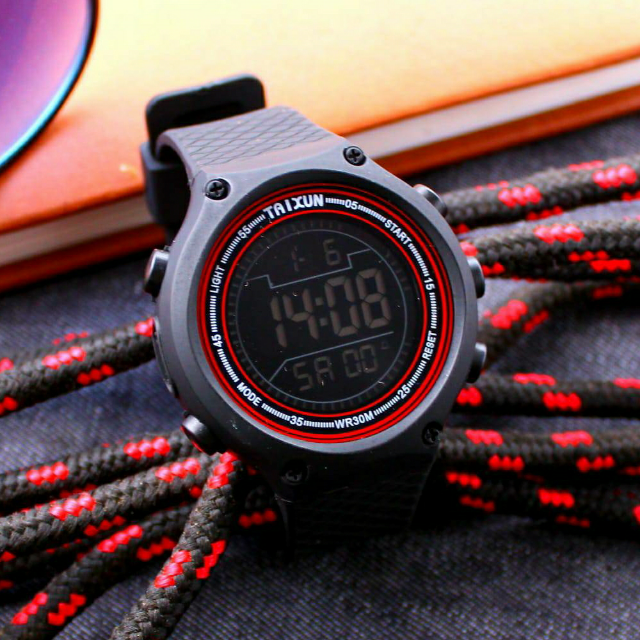 Taixun Day+date+week Waterproof Watch For Men.multi Colour.