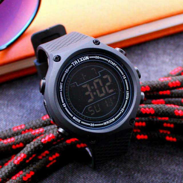 Taixun Day+date+week Waterproof Watch For Men.multi Colour.