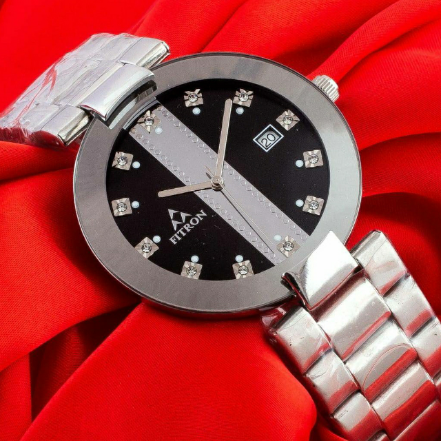 Fitron date Chain Watch For Men.