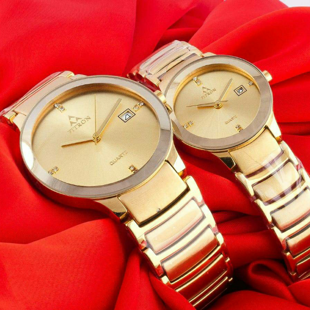 Fitron Pair Date Watch For Men And Women