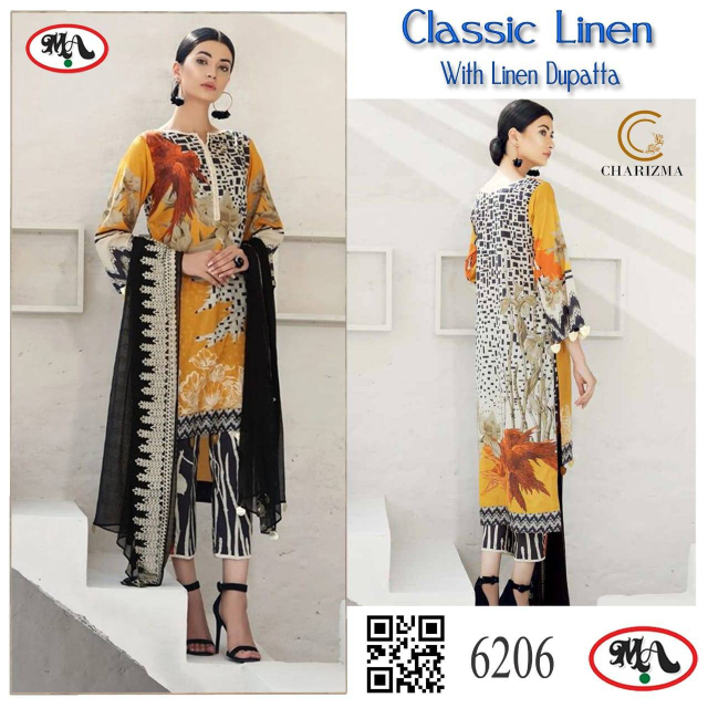 Classic Linen 3pcs Embroidery