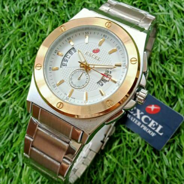 Excel Stainless Steel Watch For Men.