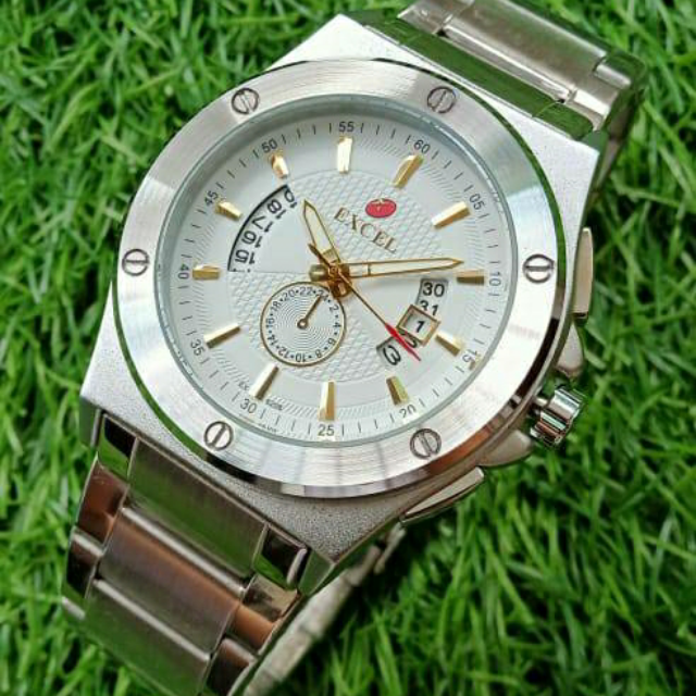 Excel Stainless Steel Watch For Men.