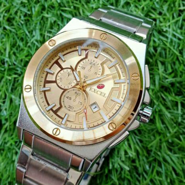 Excel Stainless Steel Watch For Men.