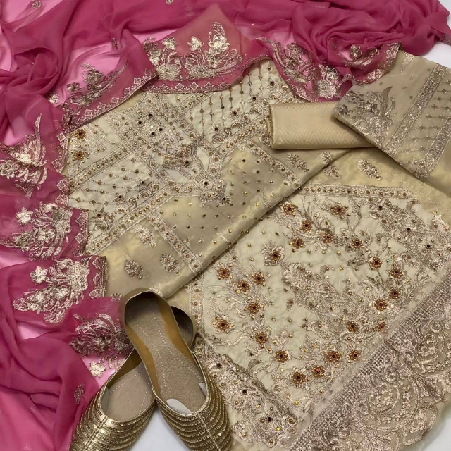 Masori Silk Fancy Work 3 PC