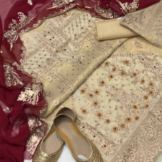 Masori Silk Fancy Work 3 PC