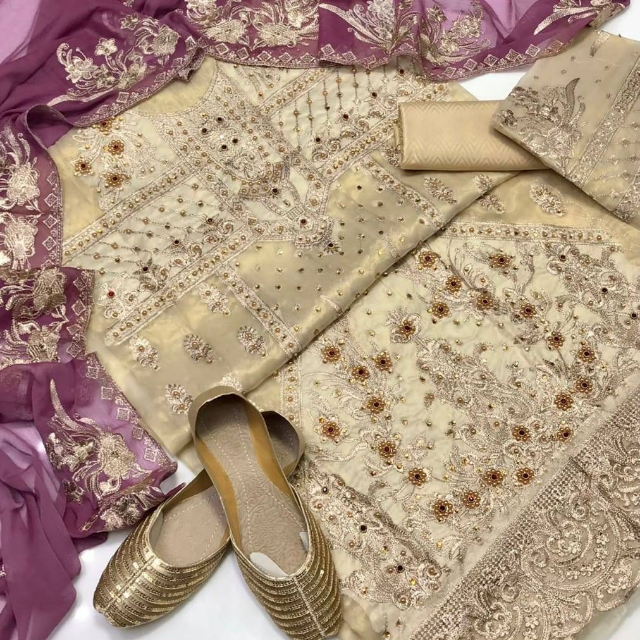 Masori Silk Fancy Work 3 PC