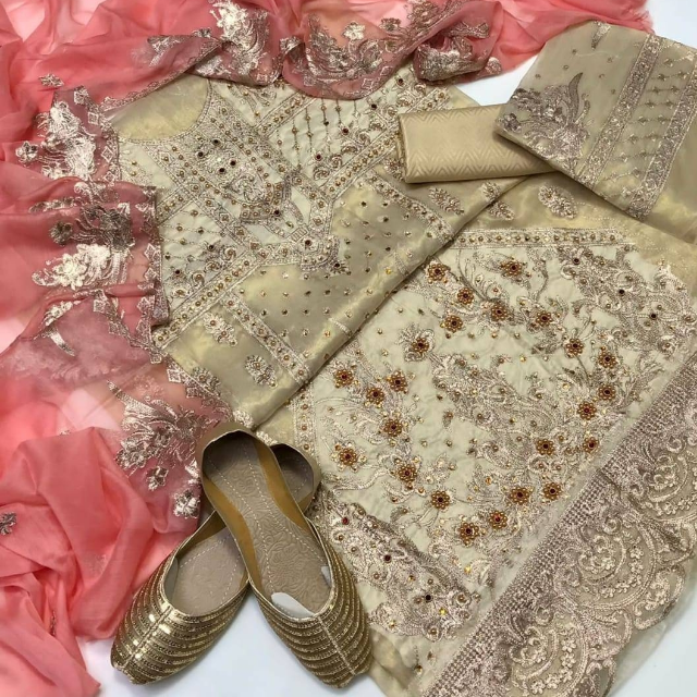 Masori Silk Fancy Work 3 PC