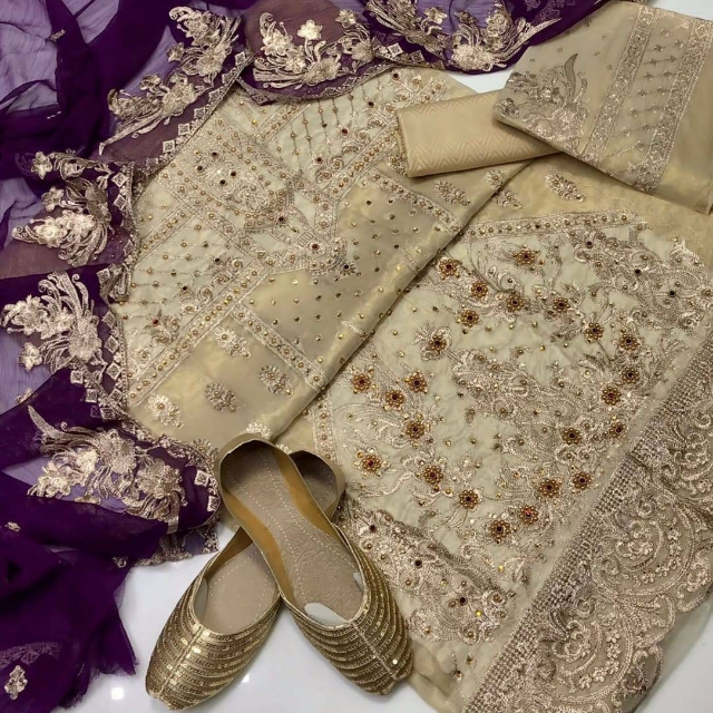 Masori Silk Fancy Work 3 PC
