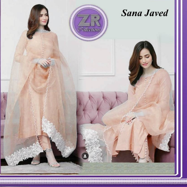 Cotton By Sana Javed Unstitched 3PC