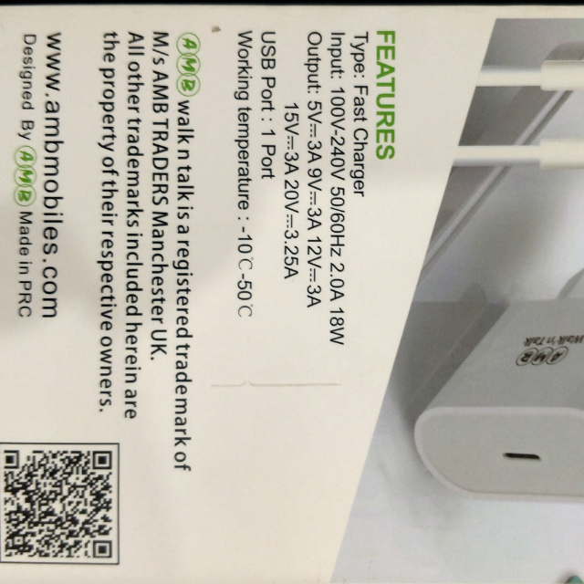 Amb Iphone PD Duo pack 18w
