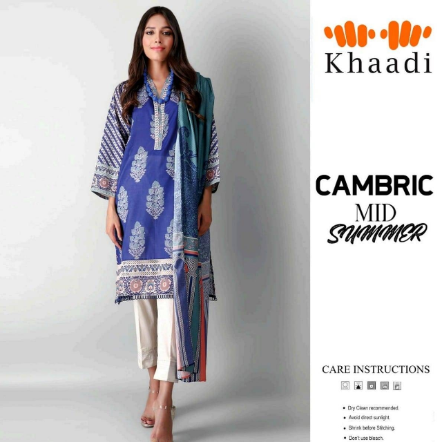 Cambric Digital Print By Kaadi