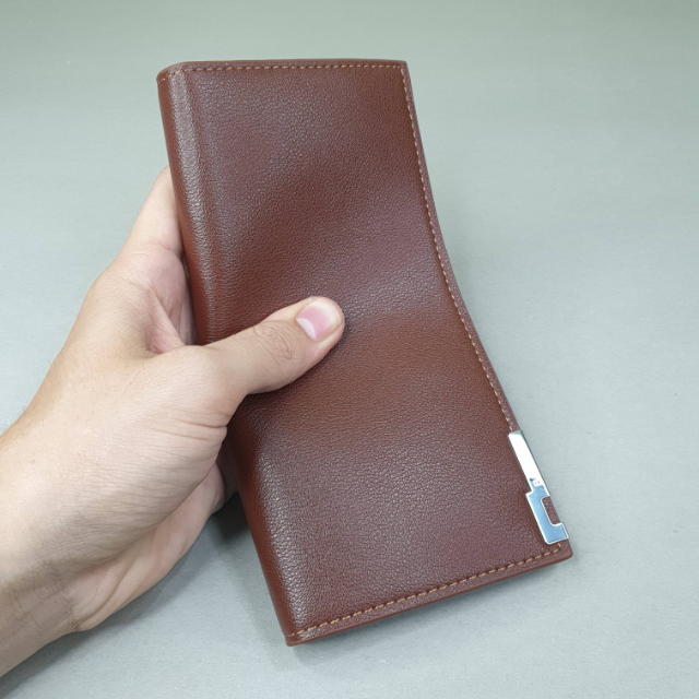Long Leather Wallet Boweisi