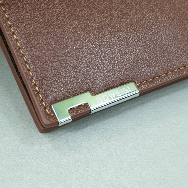 Long Leather Wallet Boweisi