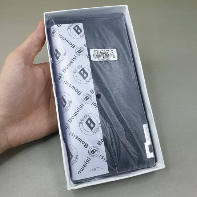 Long Leather Wallet Boweisi