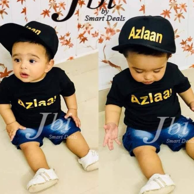 Customize Name  Black T-shirt