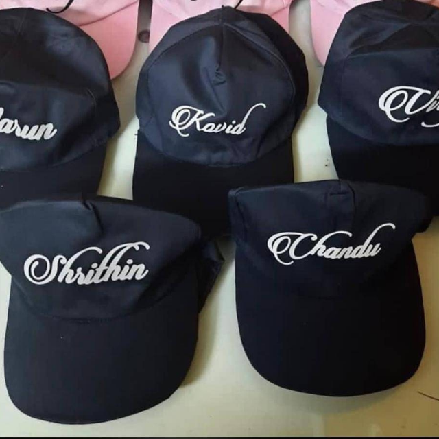 Customize Name Cap
Kids Cap 
Adult Cap